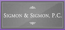 SIGMON & SIGMON P.C. - Attorney at Law & Link to Homepage
